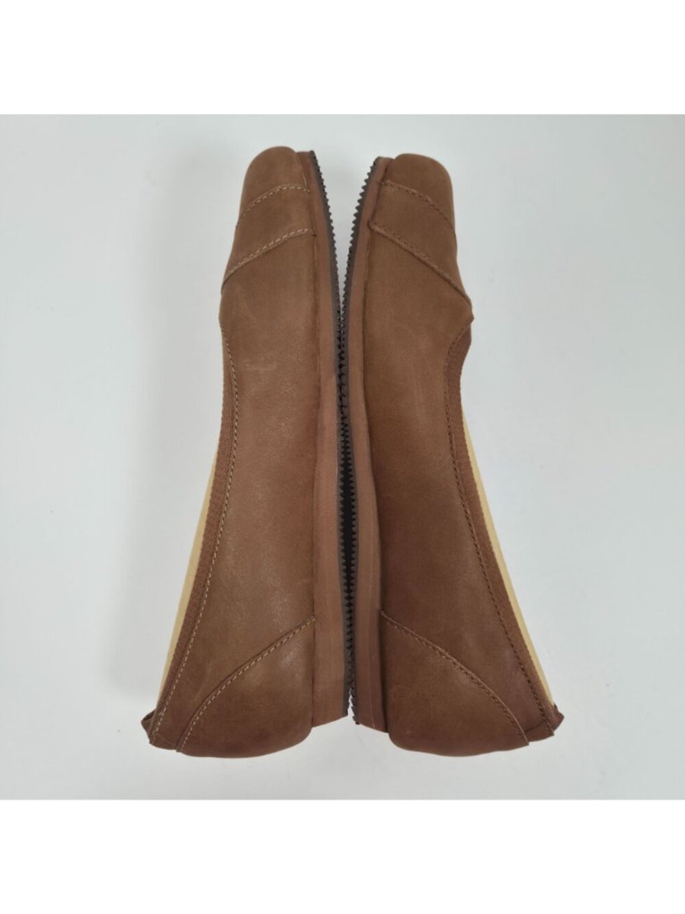 Mozo Aliso Women's Brown Chevre Leather Ballet Flats US Size 7 NWOT SAMPLE - Picture 5 of 7